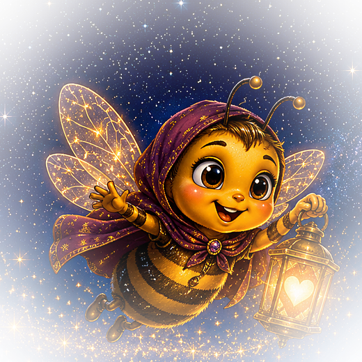 Lumi the lantern bee